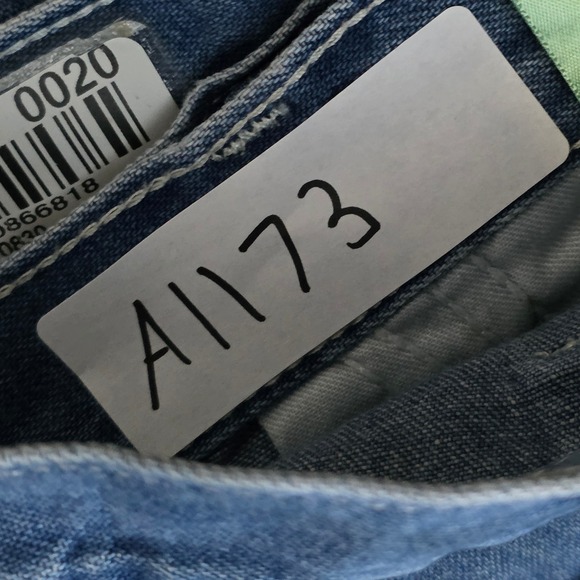 Carhartt Dungaree Fit Carpenter Jeans Mens 41x31 Blue Denim Work Pants 382-83 - Picture 10 of 10